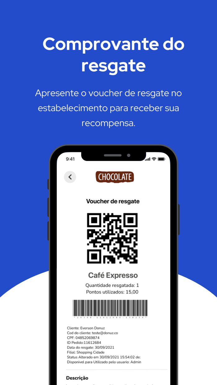 Meus pontos e recompensas