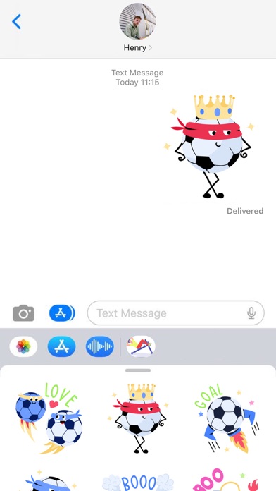 Screenshot #1 pour playful soccer ball