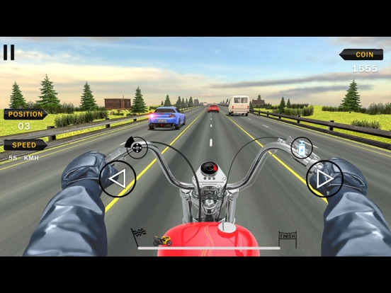 Screenshot #4 pour Moto Bicyclette Coureur Jeux