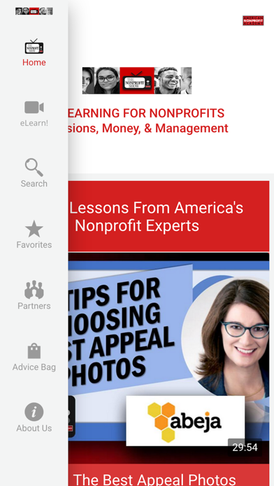 The Nonprofit Show eLearning Screenshot