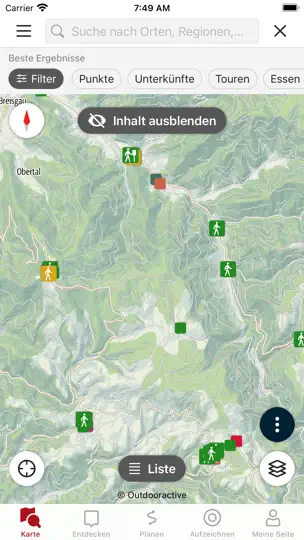 Screenshot von Schwarzwald auf dem iPhone 3