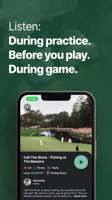 Golf Guru: Mental Game Coach Screenshot