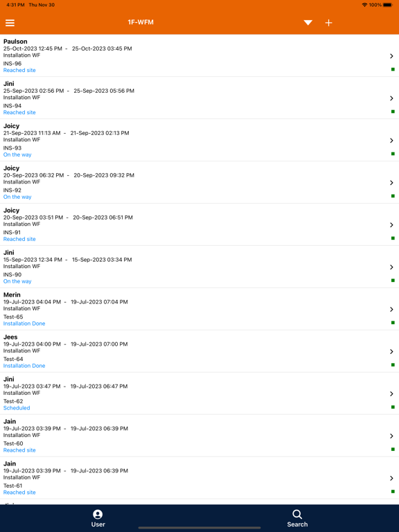 Screenshot #4 pour 1F-WFM