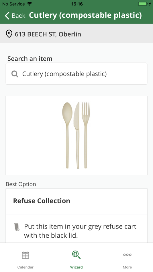 #5. Oberlin Refuse and Recycling (iOS) By: City of Oberlin
