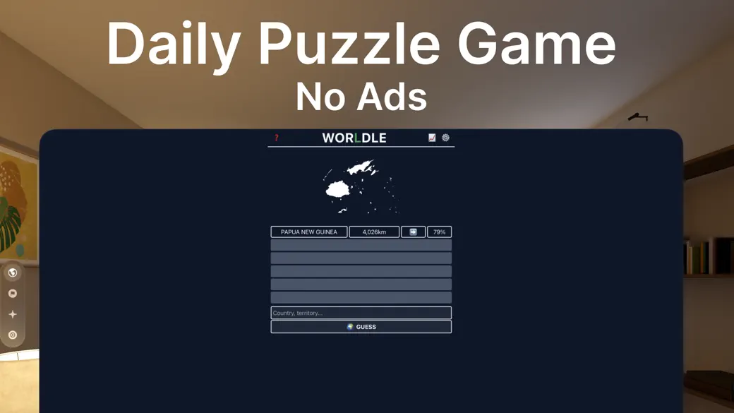 Worldle:Geography Daily Puzzle screenshot 1