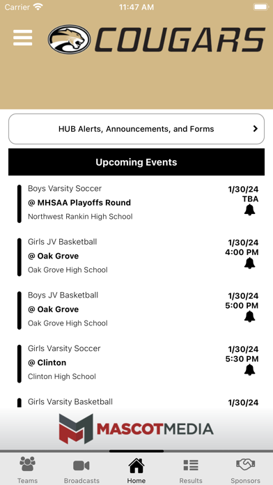 Northwest Rankin Athletics Screenshot