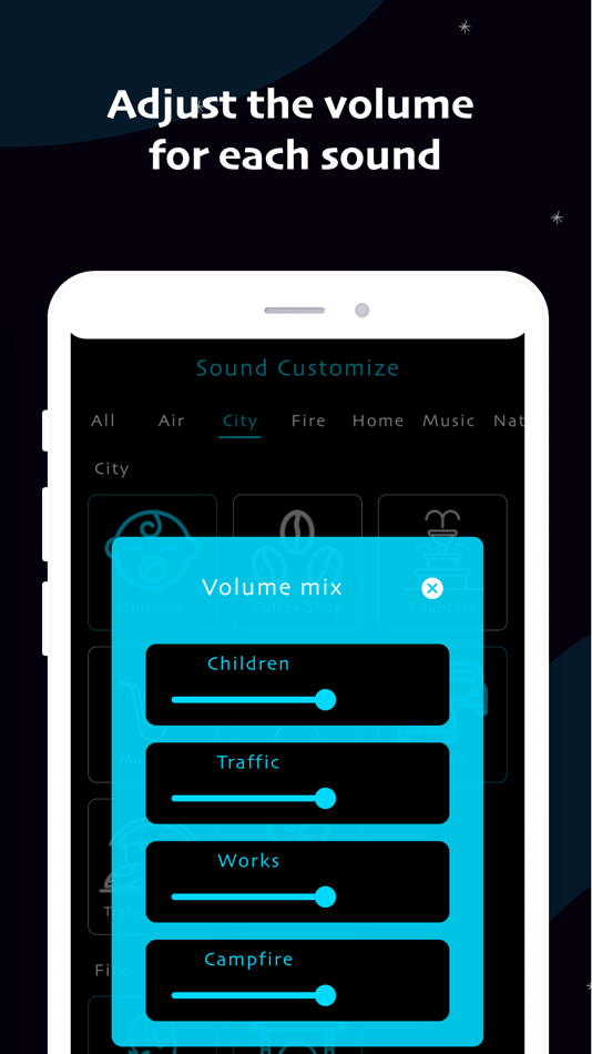 #7. Sleep Sounds - relaxing sounds (iOS) 由: Gorasiya Vishal Nanjibhai
