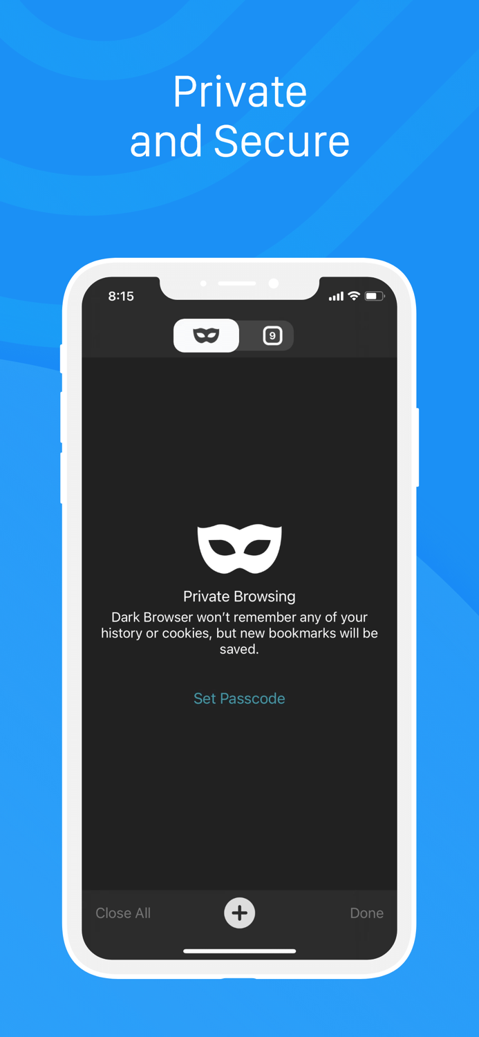Dark Browser- PrivateandSecure