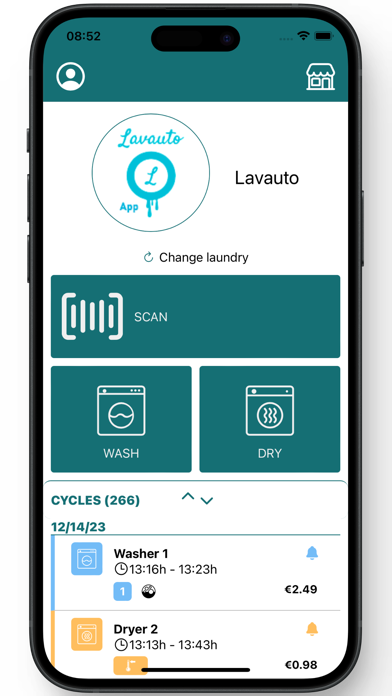 Girbau Sapphire Laundry Pay Screenshot