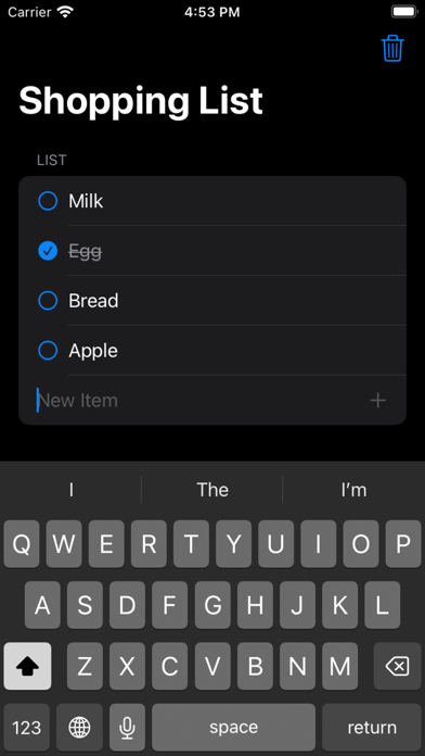 Shopping List - Grocery Screenshot