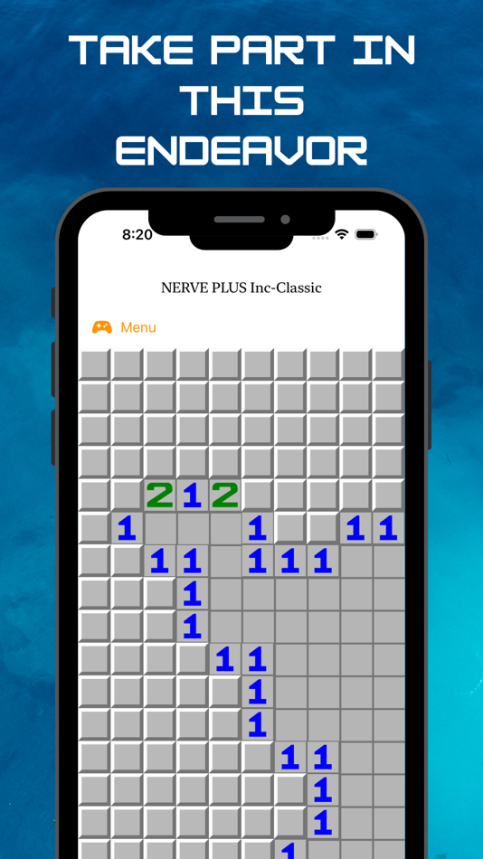 #2. Classic-Minesweeper (iOS) 由: NERVE Plus Inc