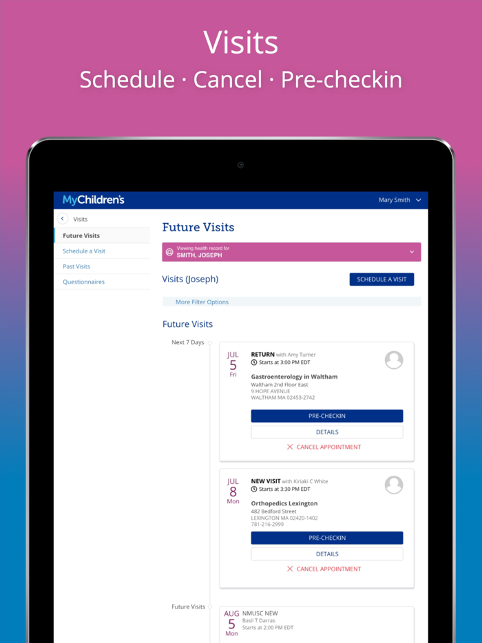 Boston Childrens MyChildrens