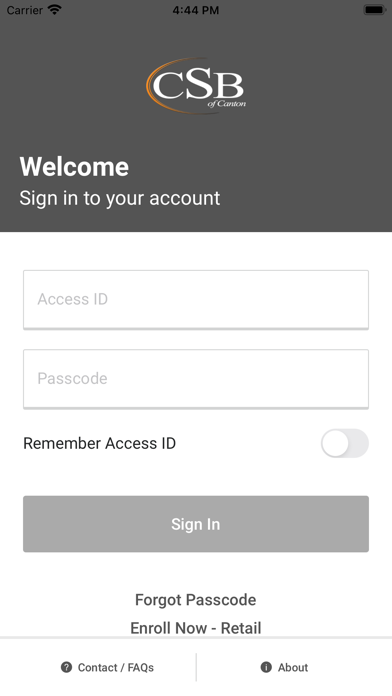CSB of Canton Mobile Screenshot