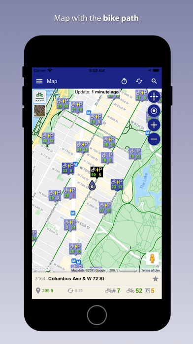 NY City Bikes Screenshot