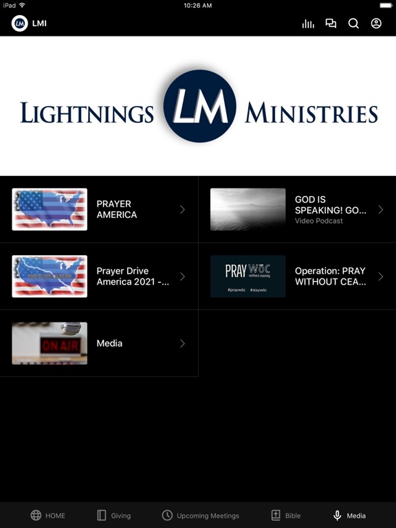 Lightnings Ministries iPad screenshot 2 - Education app