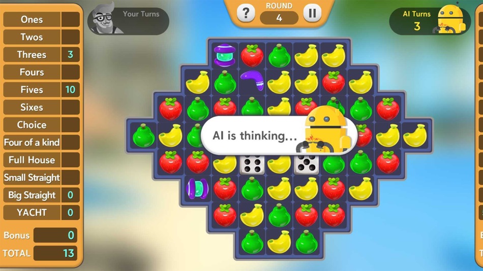 #1. Yatzy Puzzle Dice: Random Roll (iOS) بواسطة: MUST Games