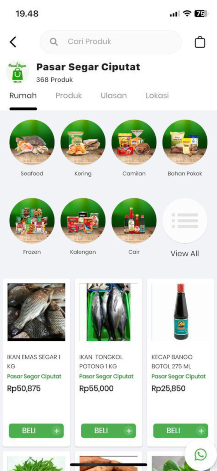 Pasar Segar App