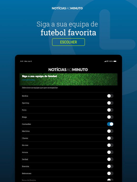 Noticias ao Minuto Portugal iPad screenshot 4 - News app