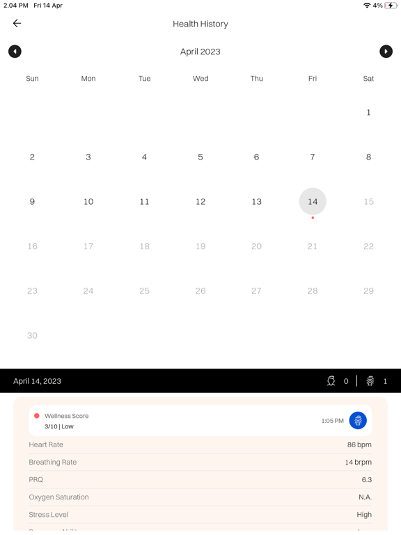 CheckMySelf iPad screenshot