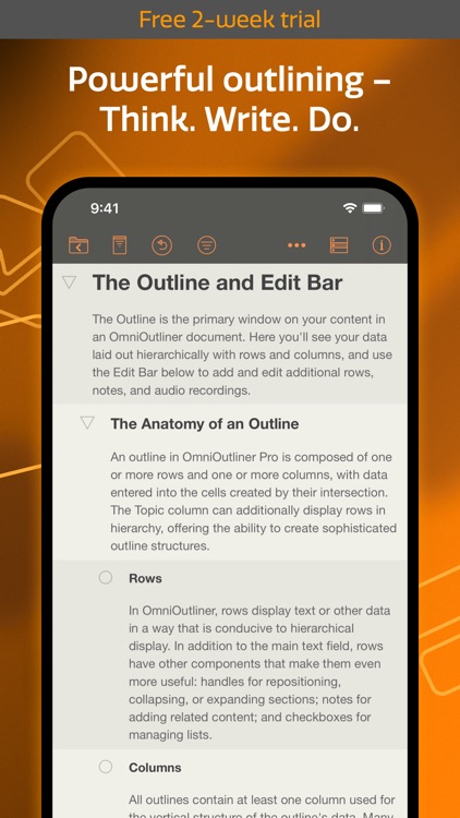 OmniOutliner 3 screenshot-0
