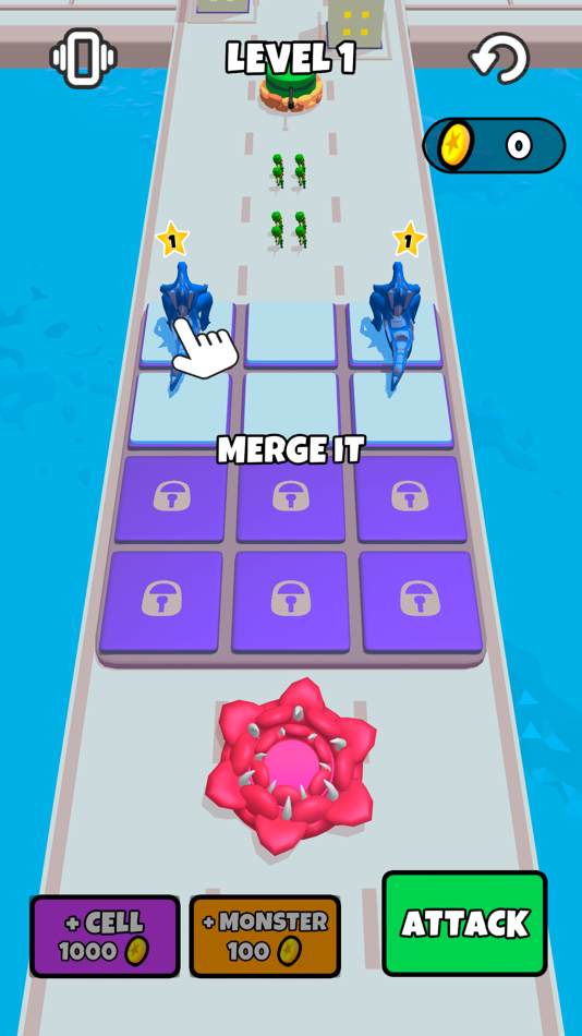 Merge Monster 3D - 1.0.2 - (iOS)