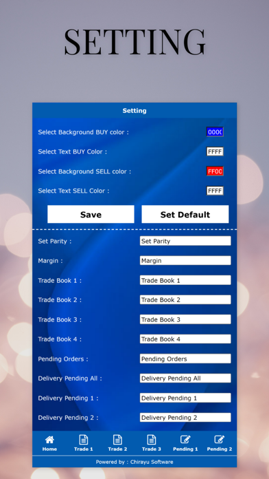Chirayu Admin 2.0 Screenshot