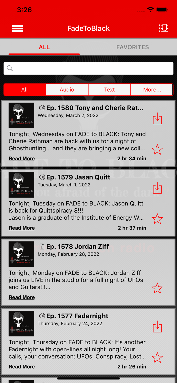 Fade to Black Podcast