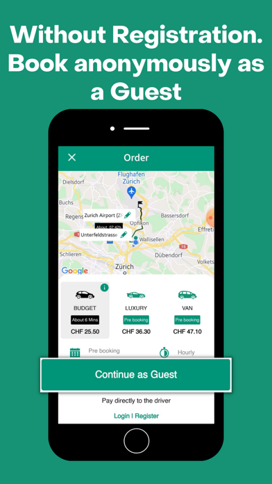YOURTAXI - Request Taxi 24h Screenshot