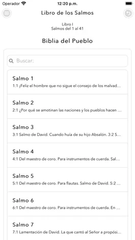 Game screenshot Libro Salmos hack