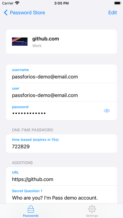 Screenshot #2 pour Pass - Password Store
