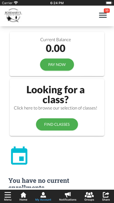 Rosemary's School of Dance Screenshot