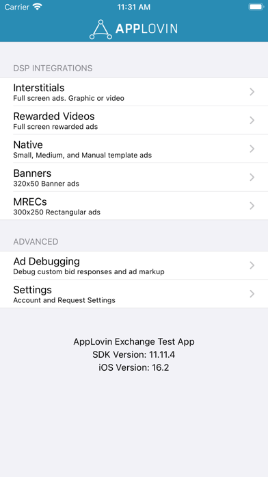 AppLovin Exchange Test Appのおすすめ画像1