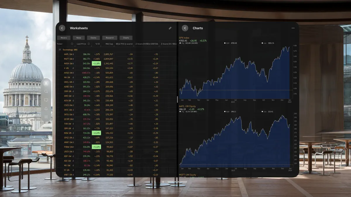 Bloomberg Pro for Vision screenshot 4
