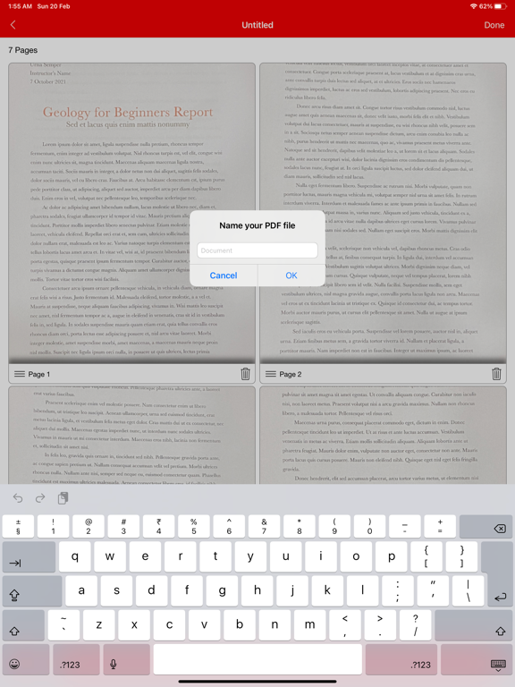 Photo to PDF Converter - PDFO iPad screenshot 7 - Productivity app