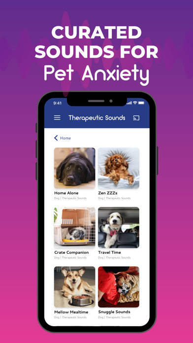 Zoundz Pet Anxiety Therapeutic Screenshot