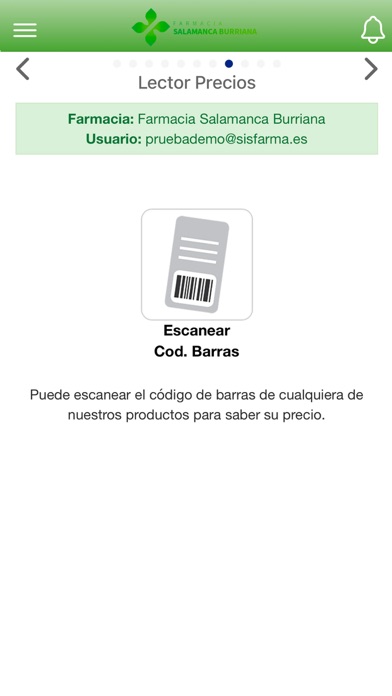 Farmacia Salamanca Burriana Screenshot