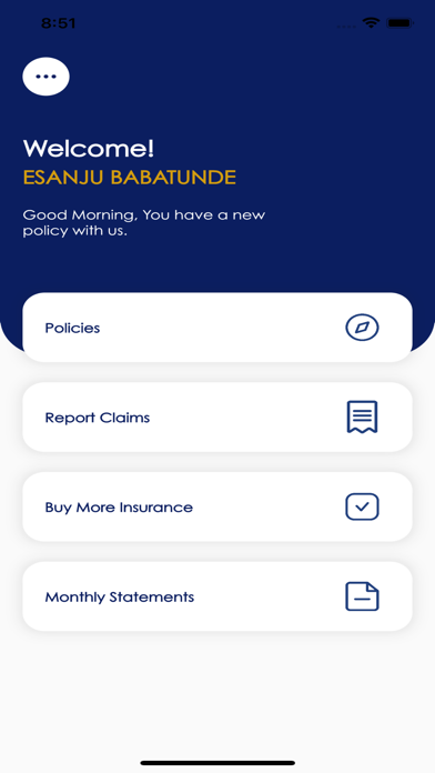 NSIA Insurance Screenshot