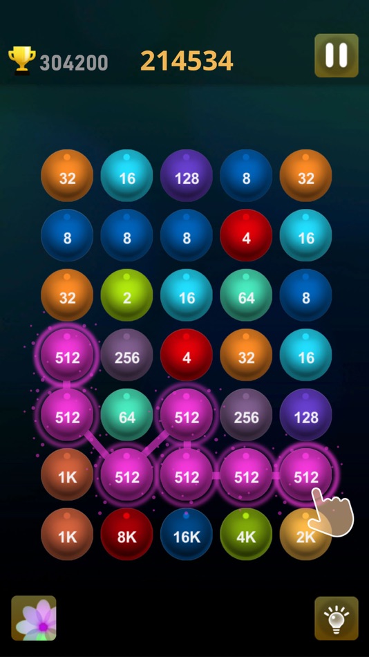 #1. 2248 puzzle - link block Tiles (iOS) 由: Shobha R