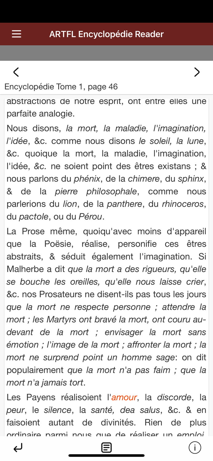 ARTFL Encyclopédie Reader