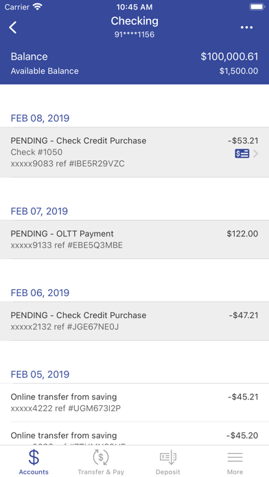 Heartland Area FCU Mobile Screenshot