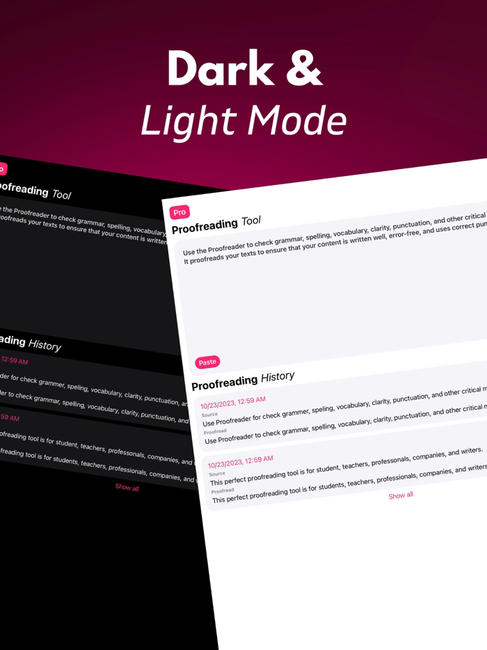Proofreader Grammar Check