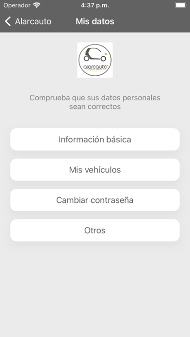 Alarcauto Screenshot