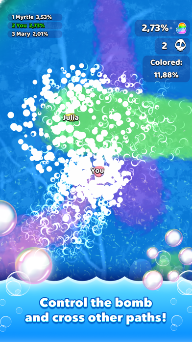 Color Foam Bombs Screenshot