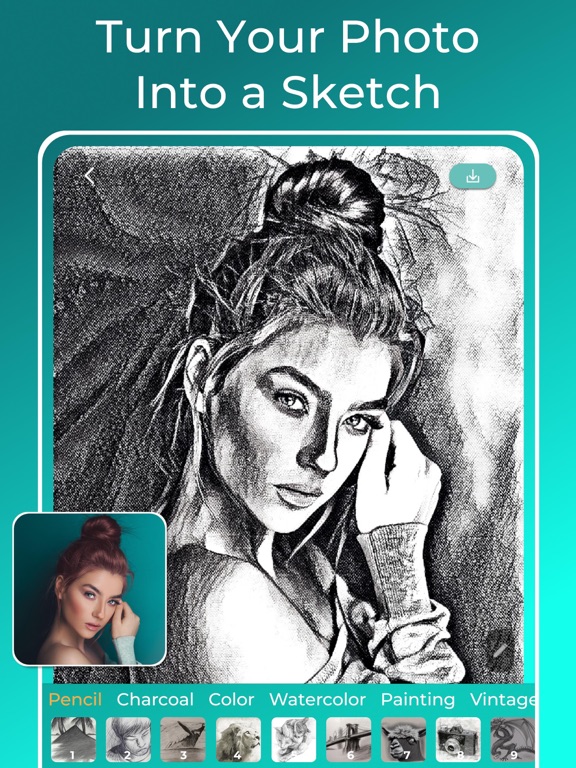 Screenshot #4 pour Photo Sketch Maker