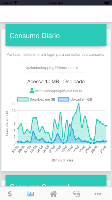 Central do Assinante Itelfibra Screenshot