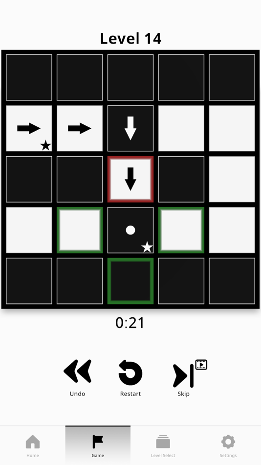 #1. Black Side - Logic Puzzle Game (iOS) Podle: Mateusz Narolewski