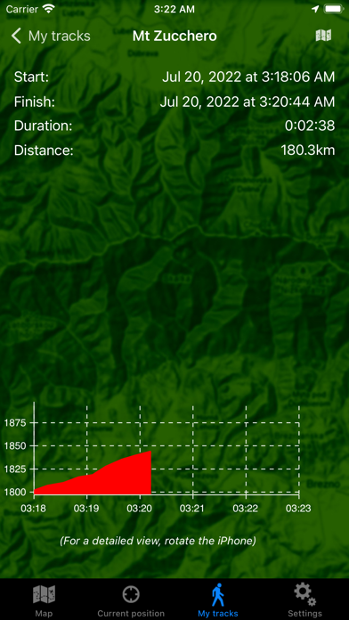 Hiking Map Austria Screenshot