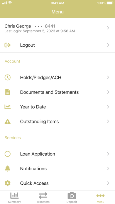 Mid-Kansas Credit Union Screenshot