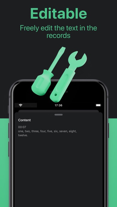 Voice & Audio Transcription Screenshot