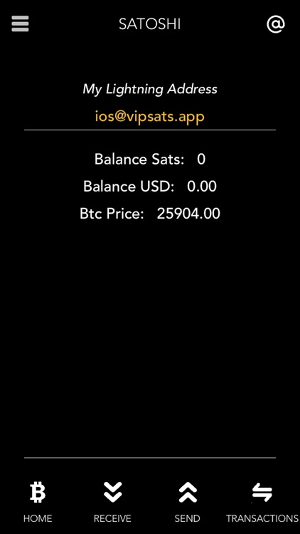 Satoshi Bitcoin Lightning